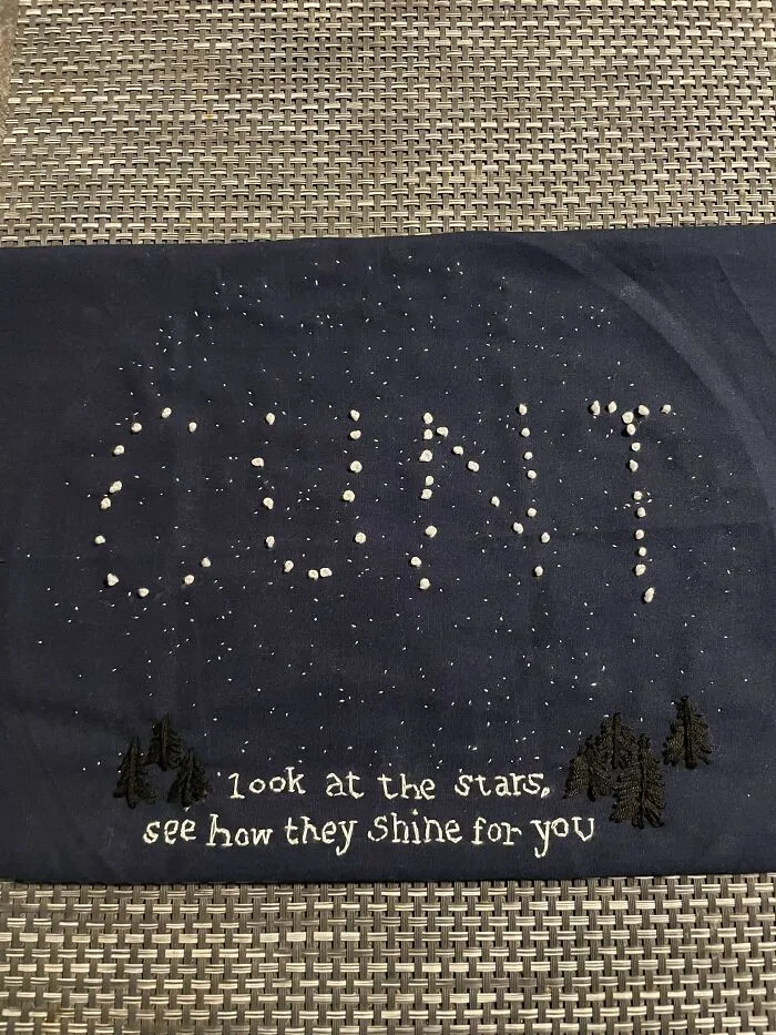 My Sister Has Taken Up Embroidery...