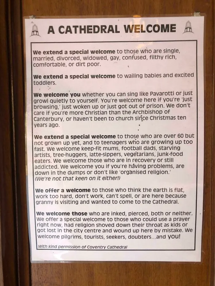 On A Cathedral Door