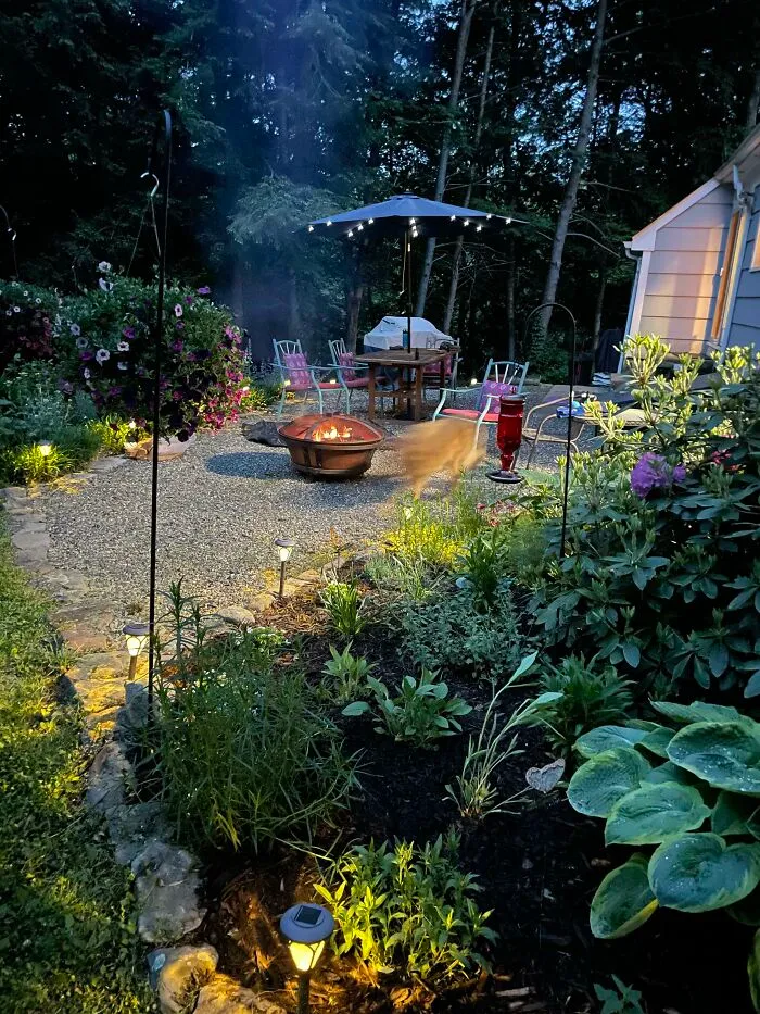 Por fin, esta tarde mi jardín parece un pequeño oasis