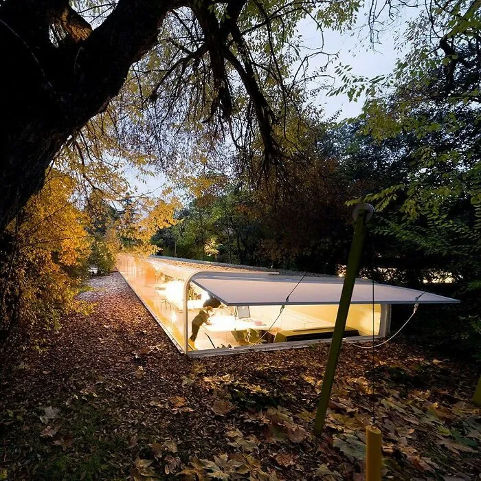 Office In The Woods Near Madrid, Spain.