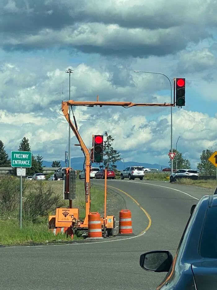 Temporary Traffic Light