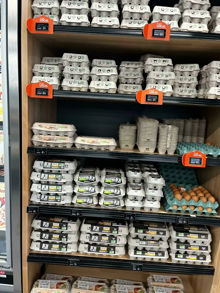 Supermarkets In Europe Keep Their Eggs Un-Refrigerated