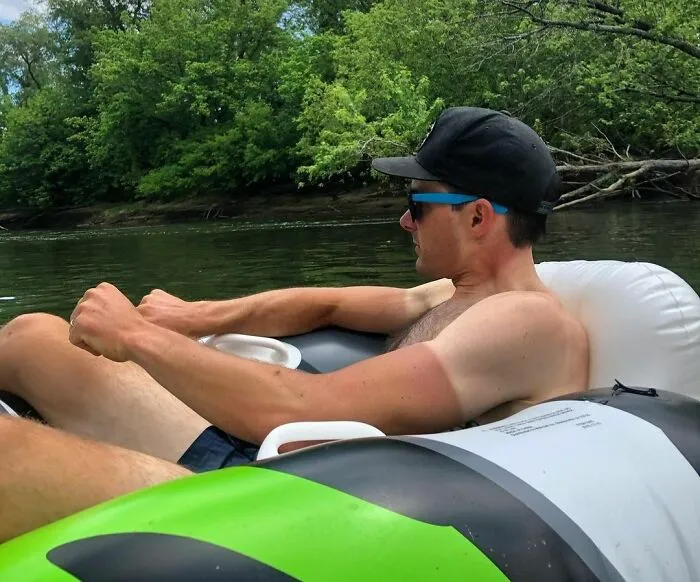 That Helmet Strap Tan Line Though