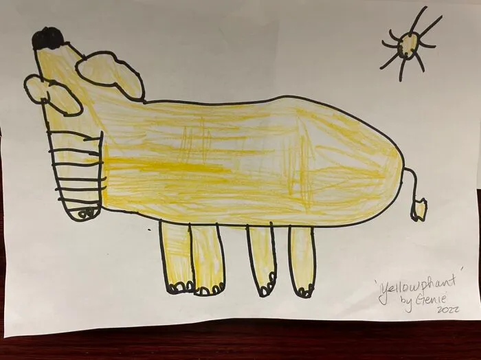My Daughters Art And Sense Of Humor. She’s Gold. I Think I’ll Keep Her