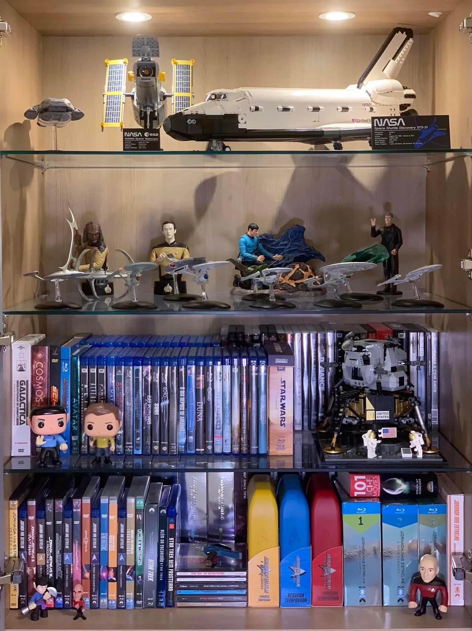 My Little Collection Of Space & Science Fiction Dvds And Blu-Rays. A Special Section For Star Trek 🖖🏻 😉