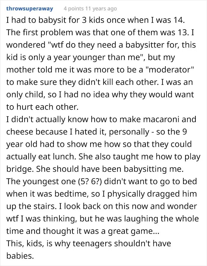 35 Of The Funniest Babysitting Stories That These People Just Had To Share Online