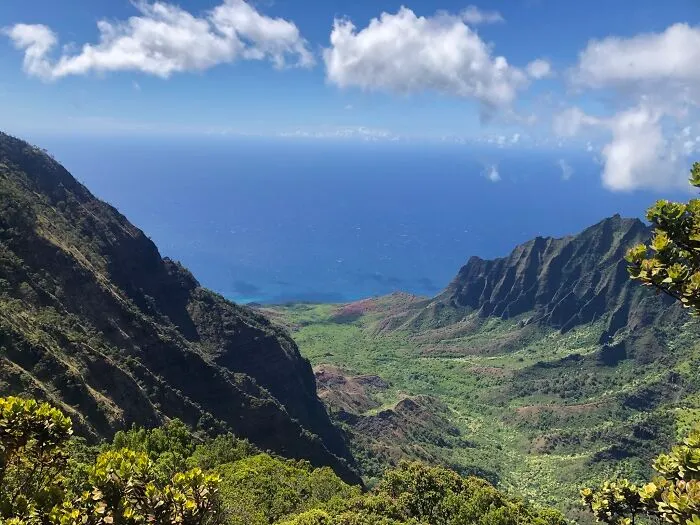 Hawaiian Beach From A Distance