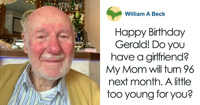 68K People Send ‘Happy Birthday’ Messages To Man Turning 104 After His Son Decided It’d Be A “Fun And Different” Gift
