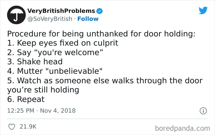 40 Funny “Very British Problems” About The UK Just Being The UK, As Shared On This Twitter Page