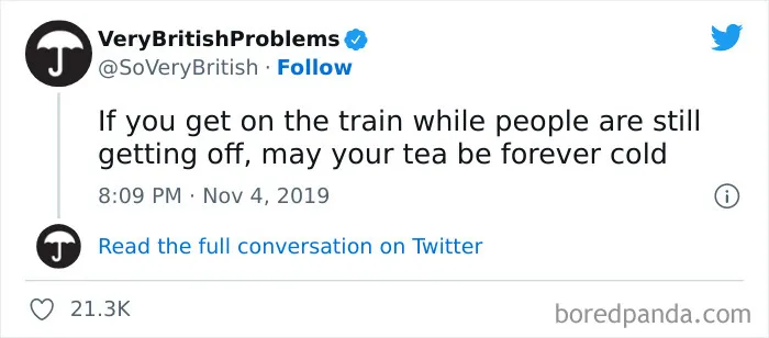 40 Funny “Very British Problems” About The UK Just Being The UK, As Shared On This Twitter Page