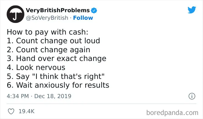40 Funny “Very British Problems” About The UK Just Being The UK, As Shared On This Twitter Page
