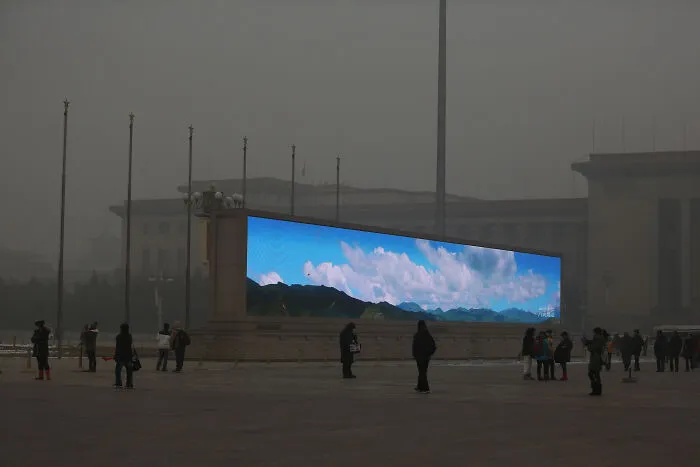 Bellas vistas de las montañas en China