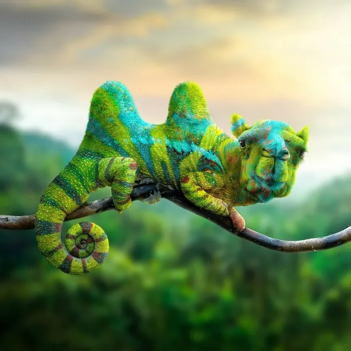 Animals Beyond Fairytale: I Make Bizarre Image Manipulations (21 Pics)