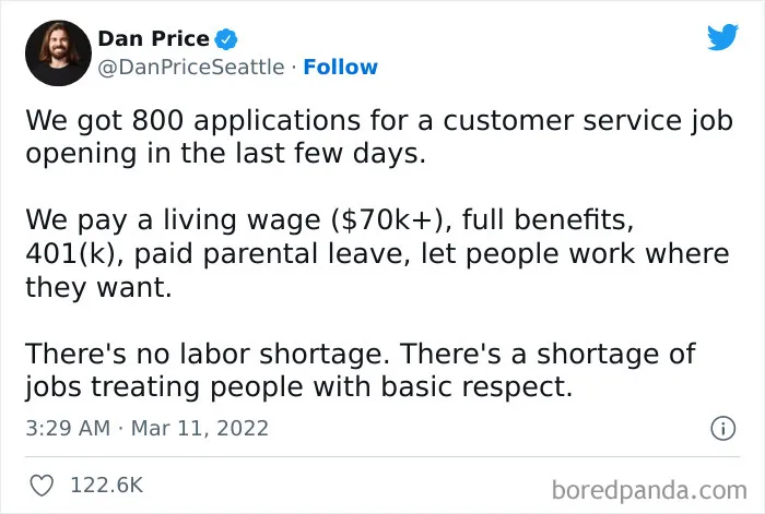 No Labor Shortage!