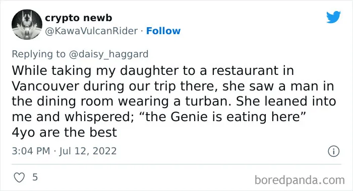 “My Son Has Been Bummed Since He Found Out That Firefighters Didn't Go Around Fighting People With Fire”: 50 Times Kids Hilariously Misunderstood Adults