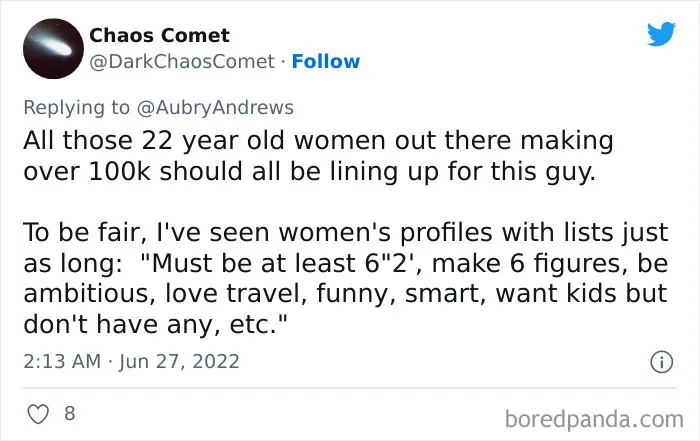 People Are Roasting This Guy's Insane Demands For Women In His Tinder Bio, Here Are 50 Of The Most Savage Tweets