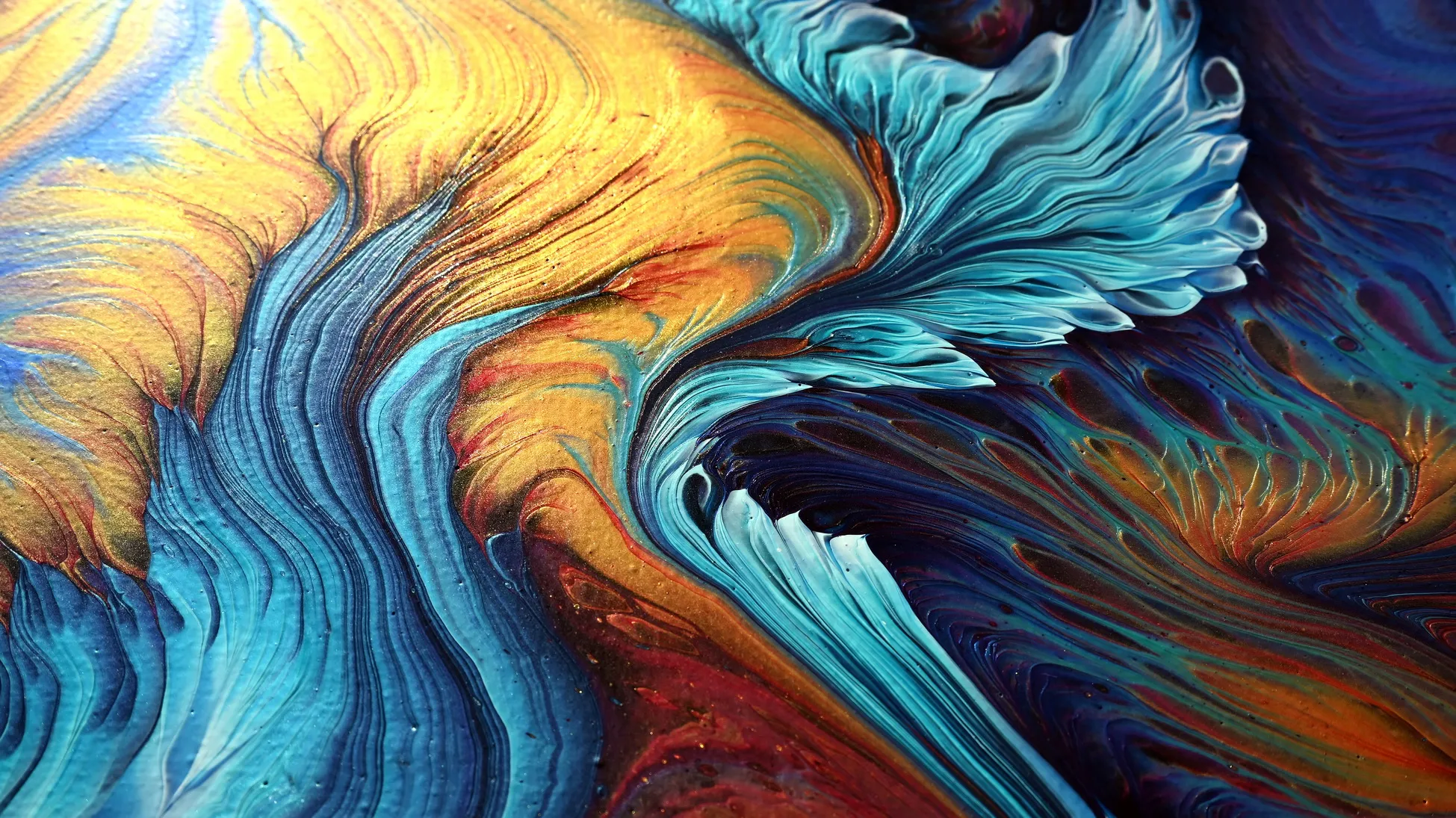 My Favorite Acrylic Pour Ever! ~ Wild Horse ~ Split Cup Acrylic Pouring ~ Fluid Art Technique