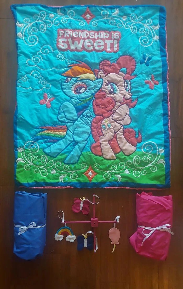 Working On A My Little Pony Crib Set For My Bff