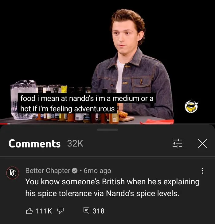 Tom Holland Calls For A Doctor While Eating Spicy Wings