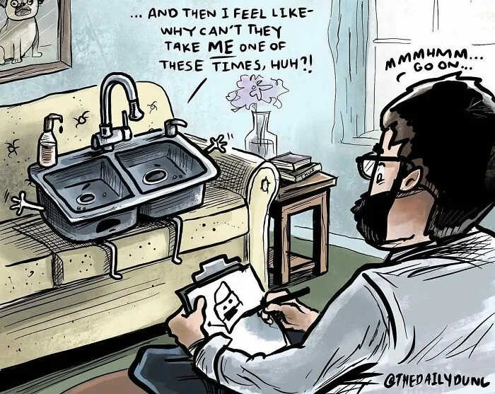 Artist Creates Comics To Show Things Based On The Perspective Of Non-Living Objects (30 New Pics)