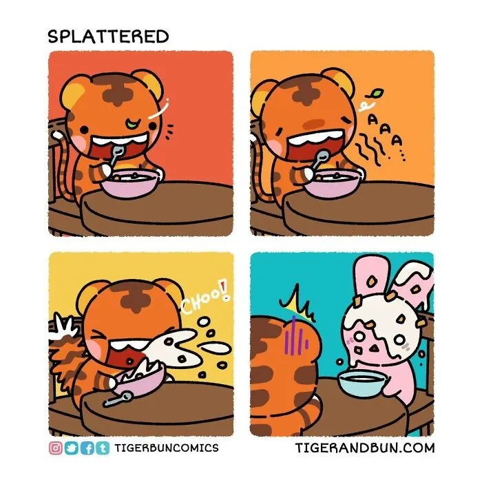 I Created Comics About A Tiger And Bunny Inspired By My Life With My Husband (30 Pics)