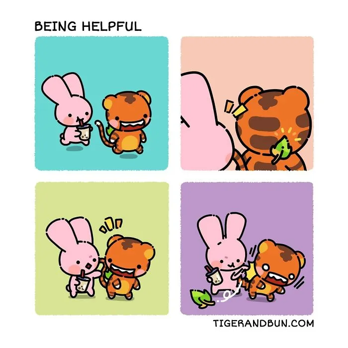 I Created Comics About A Tiger And Bunny Inspired By My Life With My Husband (30 Pics)