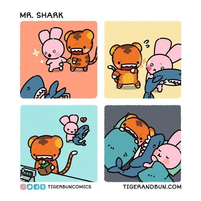 I Created Comics About A Tiger And Bunny Inspired By My Life With My Husband (30 Pics)