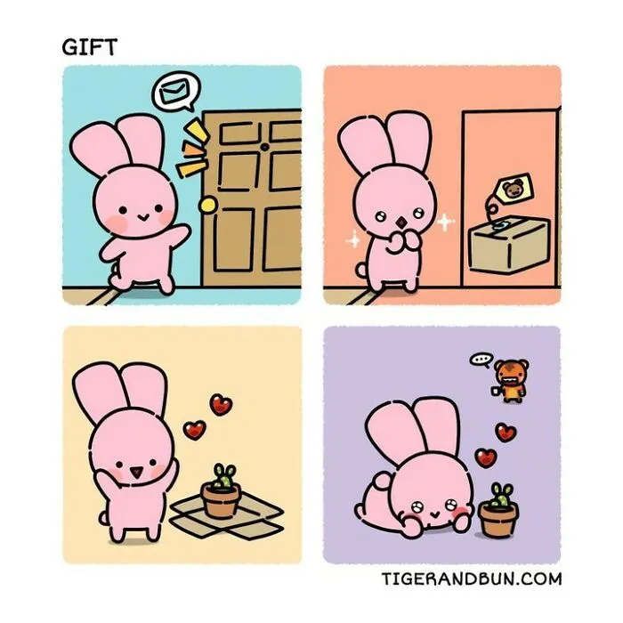 I Created Comics About A Tiger And Bunny Inspired By My Life With My Husband (30 Pics)