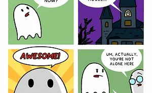 This Artist Makes Adorable Comics Showing The Funny Side Of The Afterlife (35 Pics)