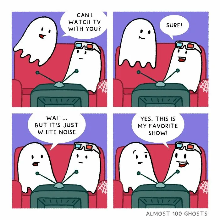 This Artist Makes Adorable Comics Showing The Funny Side Of The Afterlife (35 Pics)