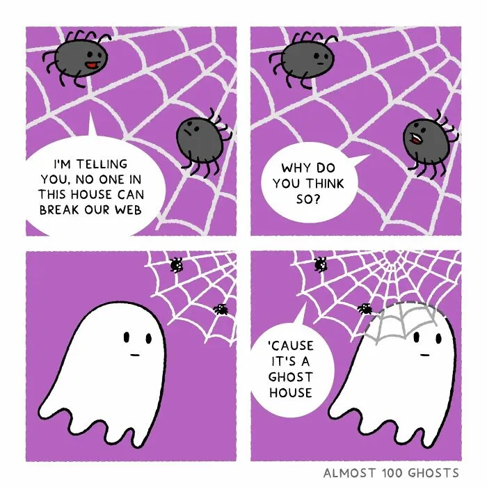 This Artist Makes Adorable Comics Showing The Funny Side Of The Afterlife (35 Pics)