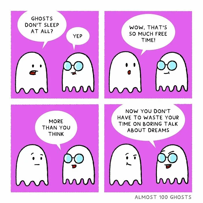 This Artist Makes Adorable Comics Showing The Funny Side Of The Afterlife (35 Pics)