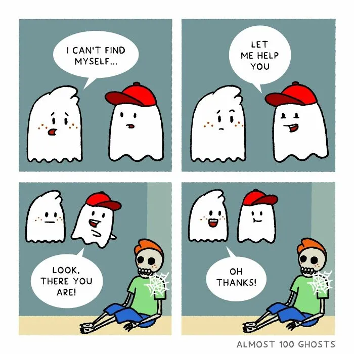 This Artist Makes Adorable Comics Showing The Funny Side Of The Afterlife (35 Pics)