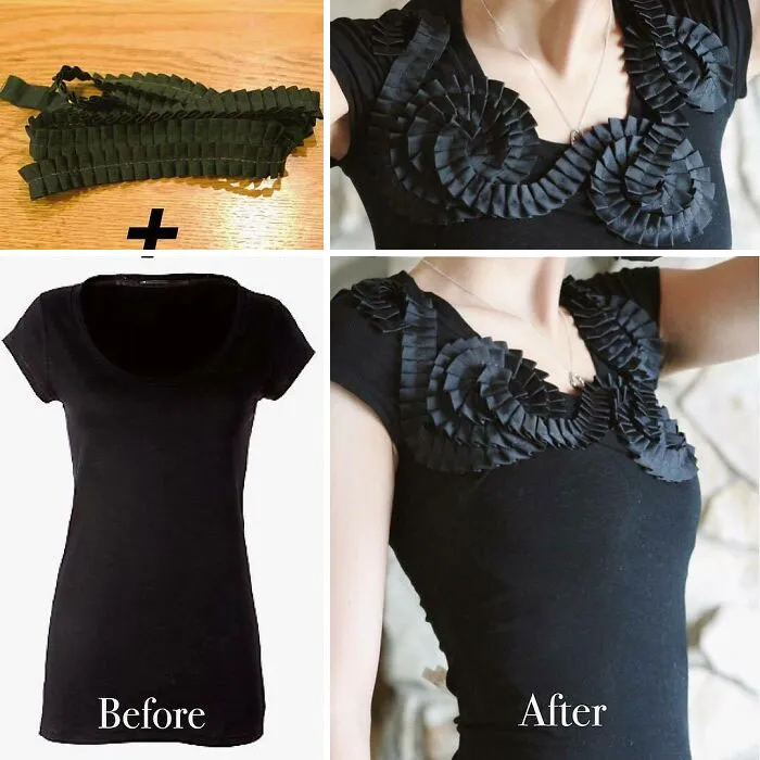 Mom Transforms 30 Old And Ugly Pieces Of Clothing To Save Money, And The Result Gains Her 296k Instagram Followers