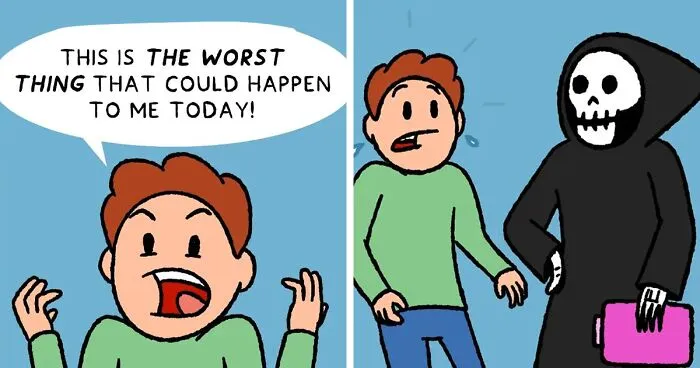 This Artist Makes Adorable Comics Showing The Funny Side Of The Afterlife (35 Pics)