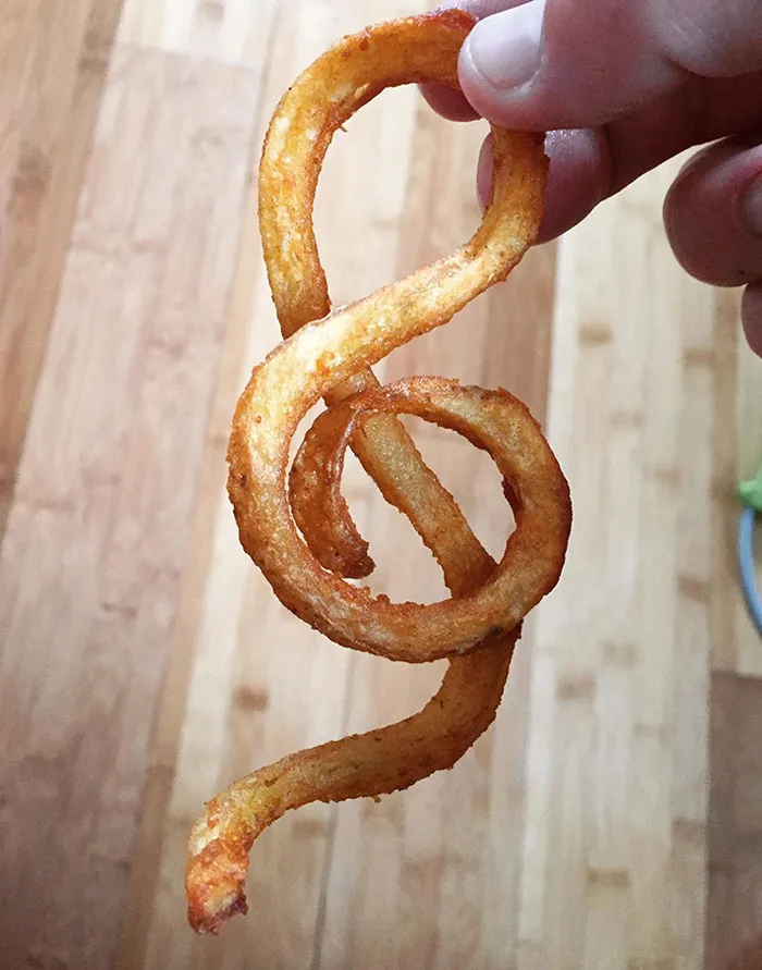 Found A Treble Clef In My Arby’s Curly Fries Once