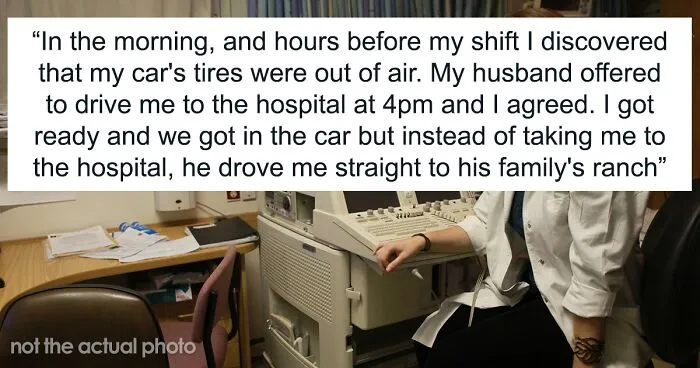 Wife Hijacks Husband’s Car To Leave A Family Party Because He Tricked Her Into Coming To The BBQ Even Though She Had A Shift At Work
