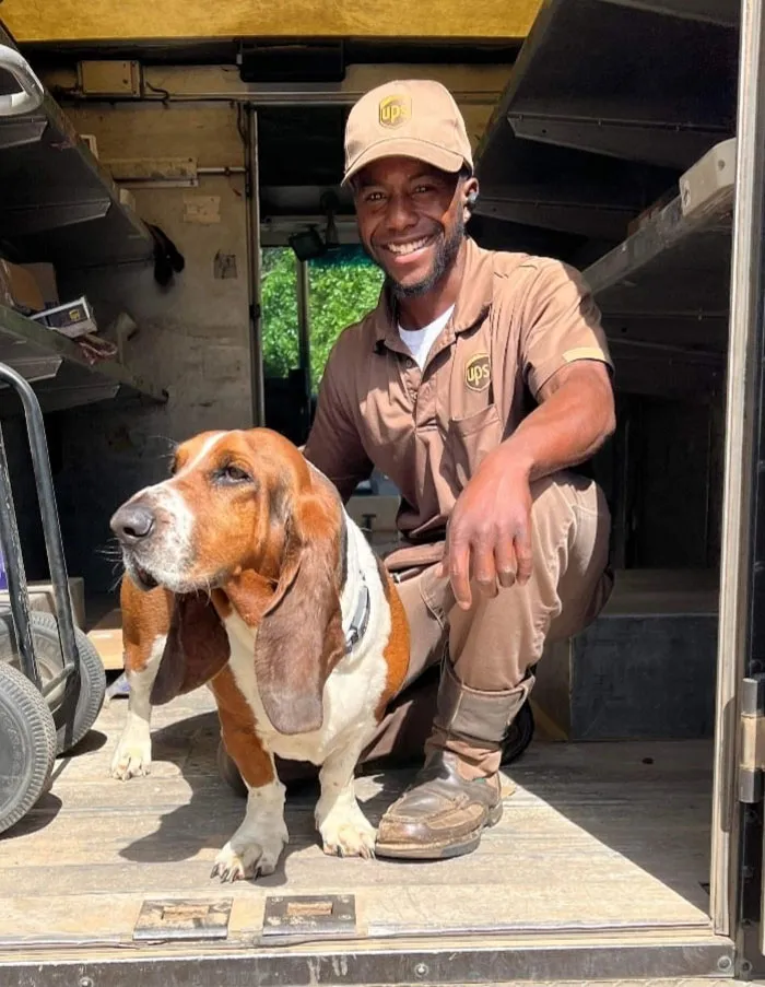 Our Pup Floyd Is At My In Laws House Visiting For The Weekend! Hopped Up In The Front Seat Like He Was About To Go For A Ride! Lol Auburn, Alabama