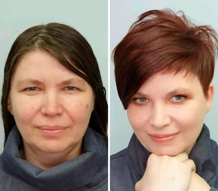 30 Mujeres pidieron a este dúo de estilistas que les «hicieran algo», pero sin saber lo que querían, y este es el resultado al estilo libre (nuevas fotos)