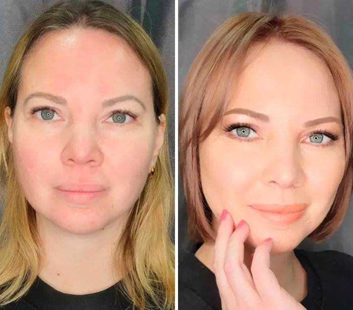 A Makeup Artist And Hairstylist Post 30 Before-And-After Shots Of Clients Who Told Them To "Do Something" (New Pics)