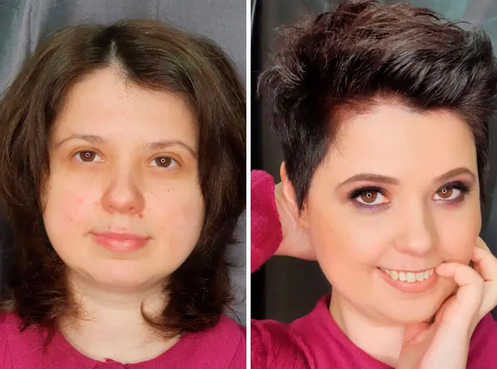 A Makeup Artist And Hairstylist Post 30 Before-And-After Shots Of Clients Who Told Them To "Do Something" (New Pics)