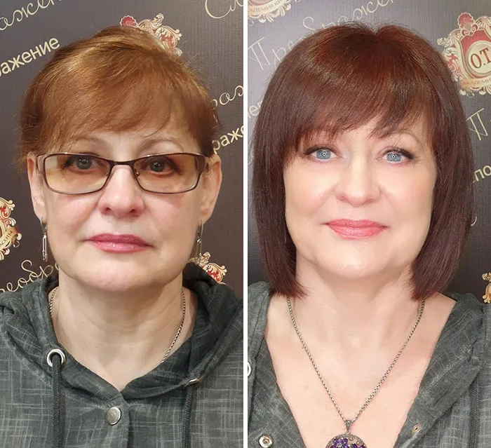 A Makeup Artist And Hairstylist Post 30 Before-And-After Shots Of Clients Who Told Them To "Do Something" (New Pics)