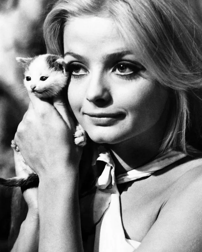 La actriz sueca Ewa Aulin, 1968