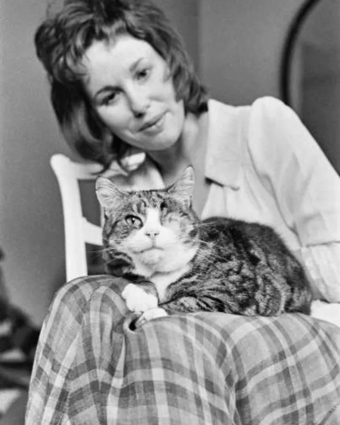 La actriz escocesa Karin Fernald, 1974