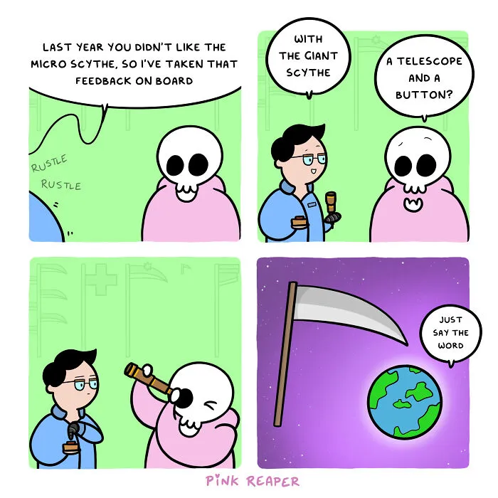 My 28 New Comics About The Brighter Side Of The Grim Reaper