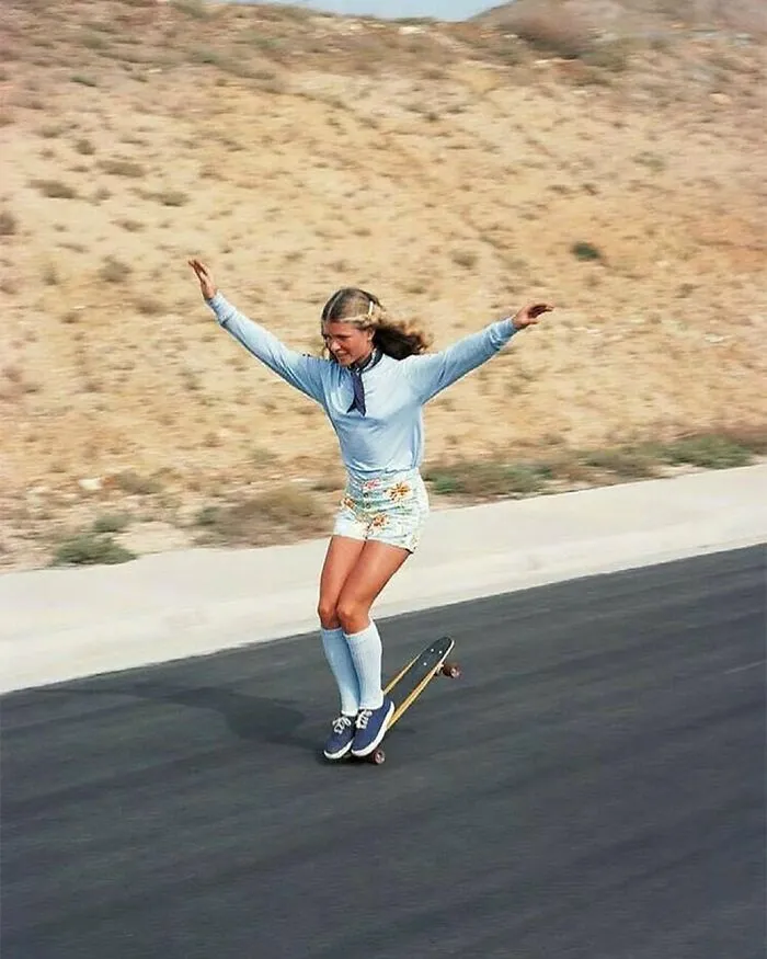 Ellen O’Neal Skateboarding In The 1970s