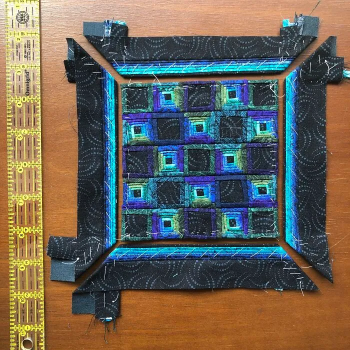 I Specialized In Tiny Art Patchwork. This One Is My Latest Project