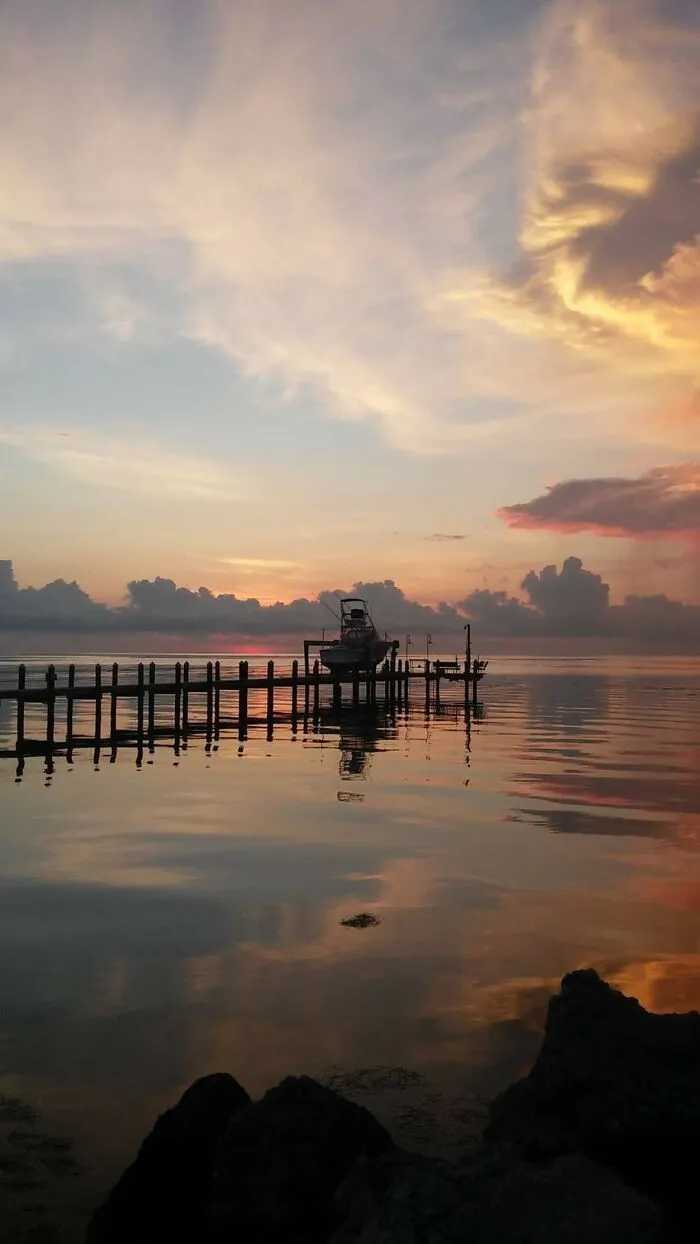 Enjoying A Sunset.