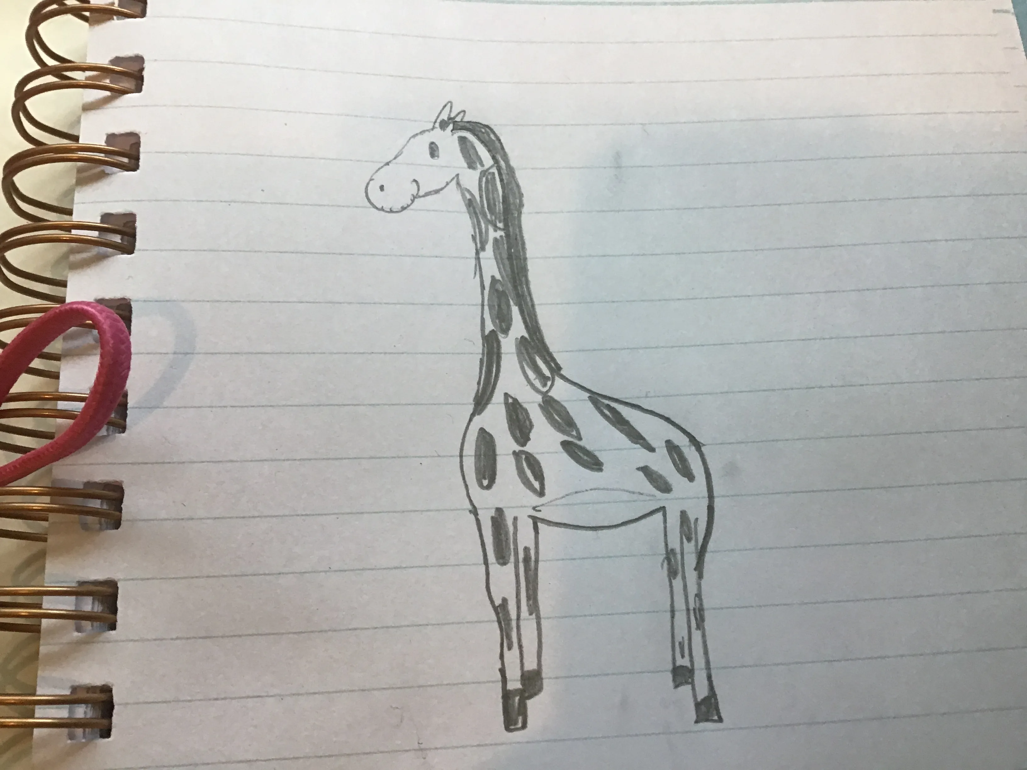 Hey Pandas, Draw A Detailed Giraffe And Post It!