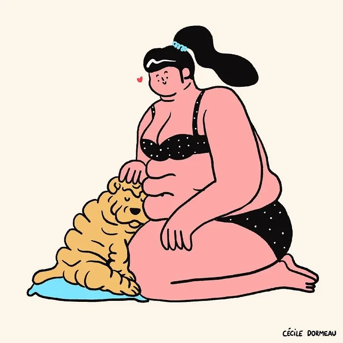 Esta artista francesa crea ilustraciones que desafían los estándares sociales para las mujeres (16 imágenes nuevas)